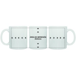 Taza blanca para personalizar