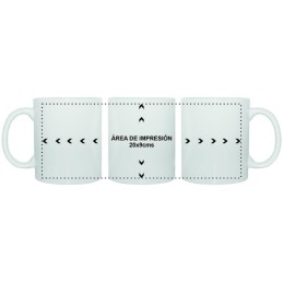 Taza blanca para personalizar