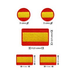 Pack parches mod. bandera España