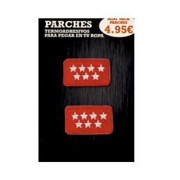 Mini pack parches mod. bandera Comunidad Madrid