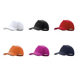 Gorra basic para bordar con texto