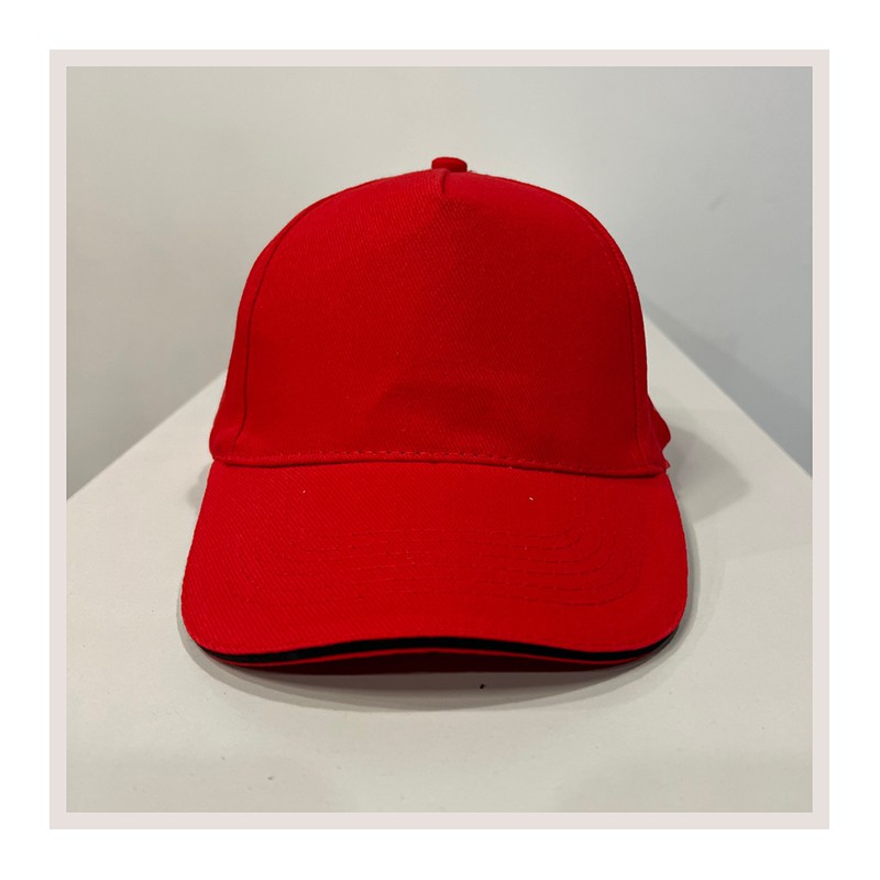 Gorra basic para bordar con texto