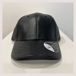 Gorra Eco piel para bordar con texto