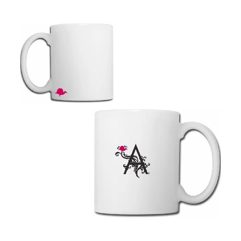 Taza mod. letra flor Taza mod. letra flor