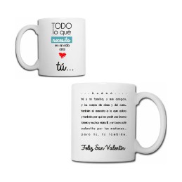 Taza mod. San Valentín